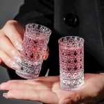 SET 12 LY RƯỢU THỦY TINH VÂN NỔI CAO CẤP – SANG TRỌNG TỪNG CHI TIẾT