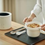 Nồi cơm điện mini Lock&Lock Bianco mini rice cooker Màu ngà EJR314IVY 0.6L đa chức năng, giữ ấm, hẹn giờ, phủ men sứ