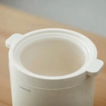 Nồi cơm điện mini Lock&Lock Bianco mini rice cooker Màu ngà EJR314IVY 0.6L đa chức năng, giữ ấm, hẹn giờ, phủ men sứ