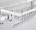 GIÁ TREO KHĂN NHÀ TẮM ĐA NĂNG INOX 304 KÈM MIẾNG DÁN CƯỜNG LỰC GIHOME - B09