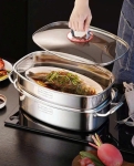 NỒI HẤP CÁ 2 TẦNG INOX 304 - RK718
