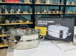 NỒI HẤP CÁ 2 TẦNG INOX 304 - RK718