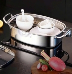 NỒI HẤP CÁ 2 TẦNG INOX 304 - RK718