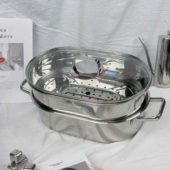 NỒI HẤP CÁ 2 TẦNG INOX 304 - RK718