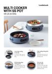 Nồi lẩu nướng điện đa năng Multi Cooker With SS Pot LocknLock EJP542NVY