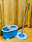 Cây lau nhà 360 độ Lock&Lock MOP-Q2-1 XANH DƯƠNG