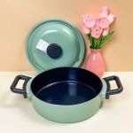 Nồi Decore 24cm cao 11.3cm với màu Xanh Mint LDE1244IH