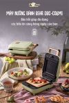 Máy nướng bánh 2 khay Bear DBC-C06M1 cao cấp