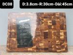 Thớt teak DC08 Size 30x45,5x3,8cm