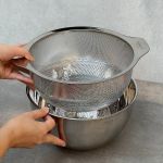 Bộ tô kèm rổ inox cao cấp Kaiyo size 24cm